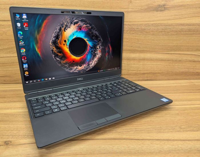 Мобильная рабочая станция Dell Precision 7550 / 15.6" (3840x2160) IPS / Intel Xeon W-10855M (6 (12) ядер по 2.8 - 5.1 GHz) / 32 GB DDR4 / 512 GB SSD / nVidia Quadro RTX 3000, 6 GB GDDR6, 192-bit / WebCam / Windows 10 б/в - изображение 4