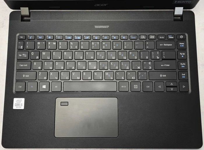 Ультрабук Acer TravelMate P214 / 14" (1920x1080) TN / Intel Core i5-10210U (4 (8) ядер по 1.6 - 4.2 GHz) / 16 GB DDR4 / 256 GB SSD / Intel UHD Graphics / WebCam / Win 11 Home б/в - зображення 5