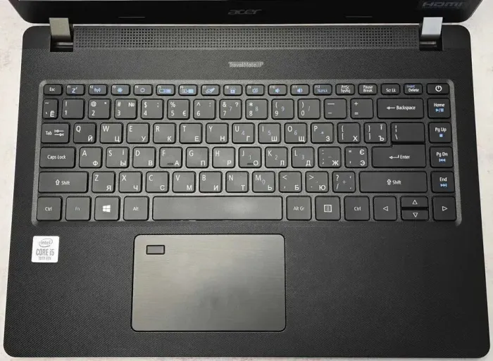 Ультрабук Acer TravelMate P214 / 14" (1920x1080) TN / Intel Core i5-10210U (4 (8) ядер по 1.6 - 4.2 GHz) / 16 GB DDR4 / 256 GB SSD / Intel UHD Graphics / WebCam / Win 11 Home б/в - зображення 5