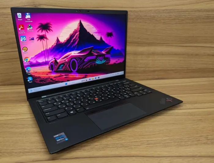 Ультрабук Б-клас Lenovo ThinkPad X1 Carbon Gen9 / 14" (1920x1080) IPS / Intel Core i5-1145G7 (4 (8) ядра по 2.6 - 4.4 GHz) / 16 GB DDR4 / 256 GB SSD / Intel Iris Xe Graphics / Windows 11 б/в - зображення 4