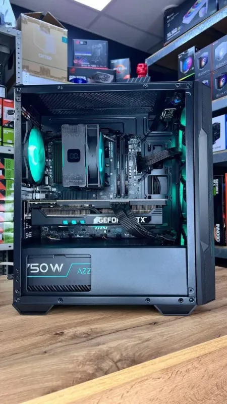 Збірка під замовлення: комп'ютер MSI MAG Forge M100R Black Tower / AMD Ryzen 7 5700X (8 (16) ядер по 3.4 - 4.6 GHz) / 32 GB DDR4 / 1000 GB SSD M.2 / nVidia GeForce RTX 3080, 10 GB GDDR6X, 320-bit / 750W б/в - зображення 6