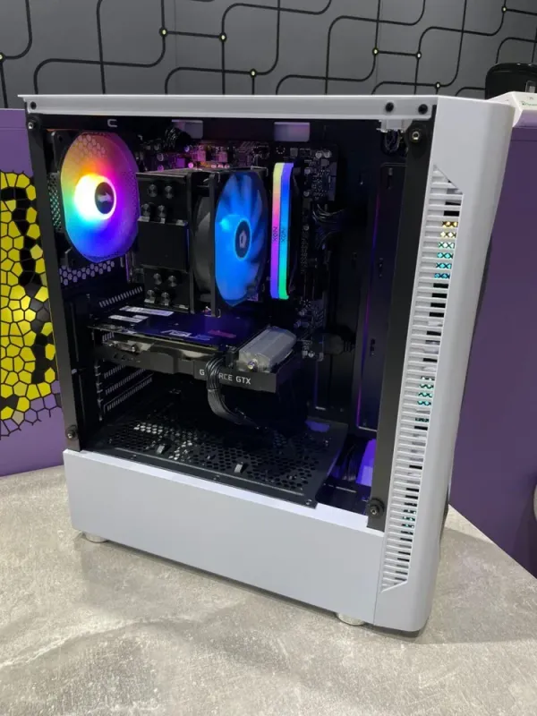 Ігровий ПК 1stPlayer D4 Tower / AMD Ryzen 5 5500 (6 (12) ядер по 3.6 - 4.2 GHz) / 16 GB DDR4 / 512 GB SSD / nVidia GeForce GTX 1660 Ti, 6 GB GDDR6, 192-bit б/в - зображення 3