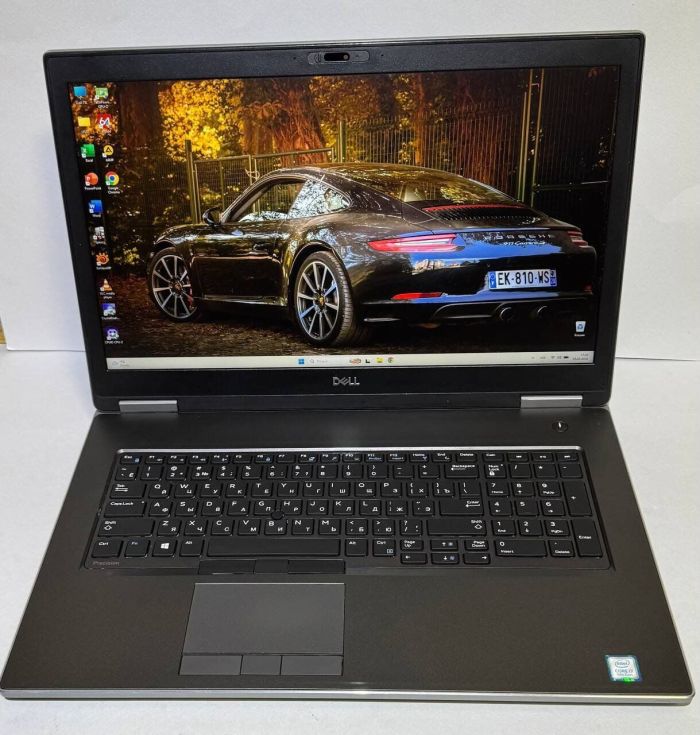 Мобільна робоча станція Dell Precision 7740 / 17,3" (1920x1080) IPS / Intel Core i7-9750H (6 (12) ядер по 2,6 - 4,5 ГГц) / 32 ГБ DDR4 / 512 ГБ SSD / nVidia Quadro RTX 3000, 6 ГБ GDDR6, 192-біт / WebCam б/в - зображення 2