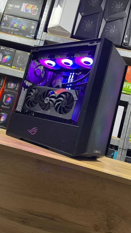 Збірка під замовлення: ігровий Lian Li LanCool 216 RGB Black Tower / Intel Core i5-14600KF (14 (20) ядер по 2.6 - 5.3 GHz) / 32 GB DDR5 / 4000 GB SSD M.2 / nVidia GeForce RTX 4070 Ti, 12 GB GDDR6X, 192-bit / HDMI / 850W - зображення 4