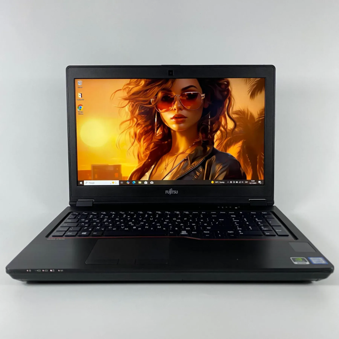 Мобільна робоча станція Б-класу Fujitsu Celsius H780 / 15.6" (1920x1080) IPS / Intel Core i7-8750H (6 (12) ядер по 2.2 - 4.1 GHz) / 16 GB DDR4 / 512 GB SSD / nVidia Quadro P600, 4 GB GDDR5, 128-bit / VGA / HDMI / WebCam б/в - зображення 2