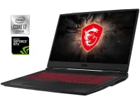 Ігровий ноутбук Б-клас MSI GL75 Leopard 10SDK / 17.3" (1920x1080) IPS / Intel Core i7-10750H (6 (12) ядер по 2.6 - 5.0 GHz) / 16 GB DDR4 / 512 GB SSD / nVidia GeForce GTX 1660 Ti, 6 GB GDDR6, 192-bit / WebCam / Win 11 б/в