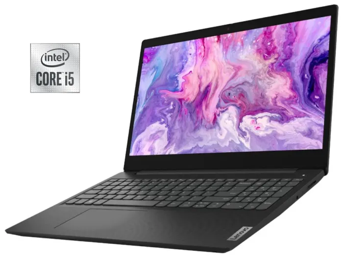 Ультрабук Б-клас Lenovo IdeaPad 3 15IML05 / 15.6" (1366x768) TN / Intel Core i5-10210U (4 (8) ядра по 1.6 - 4.2 GHz) / 12 GB DDR4 / 512 GB SSD / Intel UHD Graphics / WebCam б/в - зображення 1