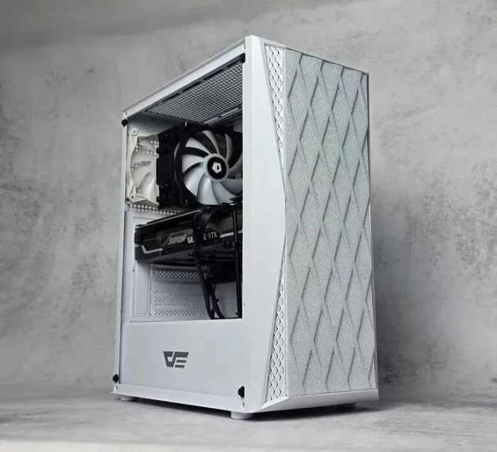 Ігровий ПК DarkFlash White Tower / AMD Ryzen 5 7500F (6 (12) ядер по 3.7 - 5.0 GHz) / 32 GB DDR5 / 1000 GB SSD M.2 / nVidia GeForce RTX 4060, 8 GB GDDR6, 128-bit / 850W б/в - зображення 2