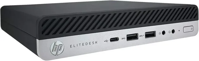 Неттоп HP EliteDesk 800 G5 Desktop Mini USFF / Intel Core i5-9600T (6 ядер по 2.3 - 3.9 GHz) / 8 GB DDR4 / 256 GB SSD NVMe / Intel UHD Graphics 630 б/в - зображення 4