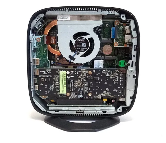 Неттоп HP t740 Thin Client USFF / AMD Ryzen V1756B (4 (8) ядра по 3.25 - 3.6 GHz) (аналог i7-7700T) / 8 GB DDR4 / 512 GB SSD M.2 / AMD Radeon Pro WX 3100, 4 GB GDDR5, 128-bit / Win 10 Pro б/в - зображення 4