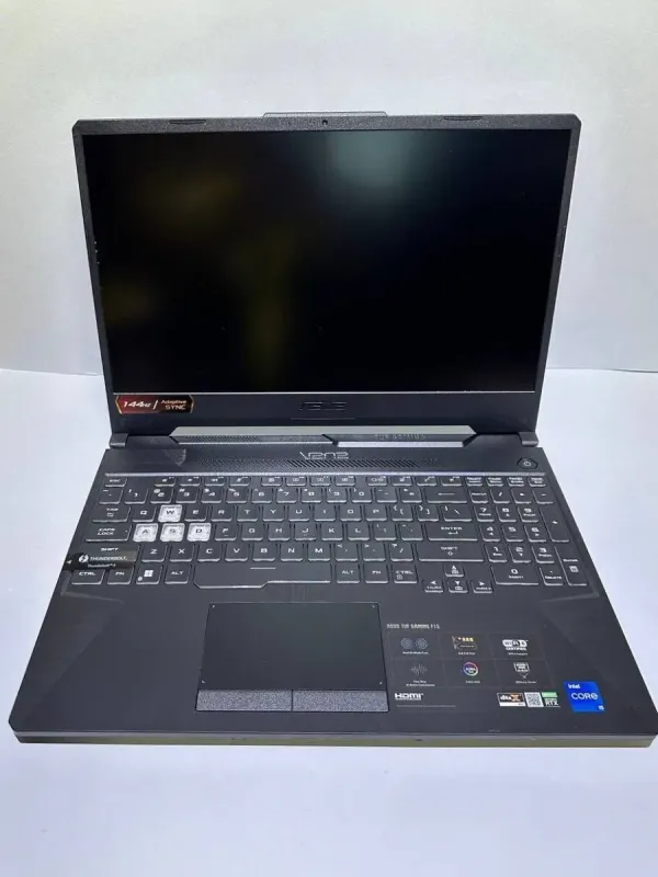Ігровий ноутбук Asus TUF Gaming F15 FX506H / 15.6" (1920x1080) IPS / Intel Core i5-11400H (6 (12) ядер по 4.5 GHz) / 16 GB DDR4 / 512 GB SSD / nVidia GeForce RTX 3050 Ti, 4 GB GDDR6, 128-bit / WebCam б/в - зображення 2