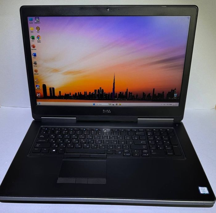 Мобільна робоча станція Dell Precision 7720 / 17,3" (1920x1080) IPS / Intel Core i7-7920HQ (4 (8) ядра по 3,1 - 4,1 ГГц) / 16 ГБ DDR4 / 512 ГБ SSD / nVidia Quadro P3000, 6 ГБ GDDR5, 192-біт / Веб-камера / Windows 11 Pro б/в - изображение 9