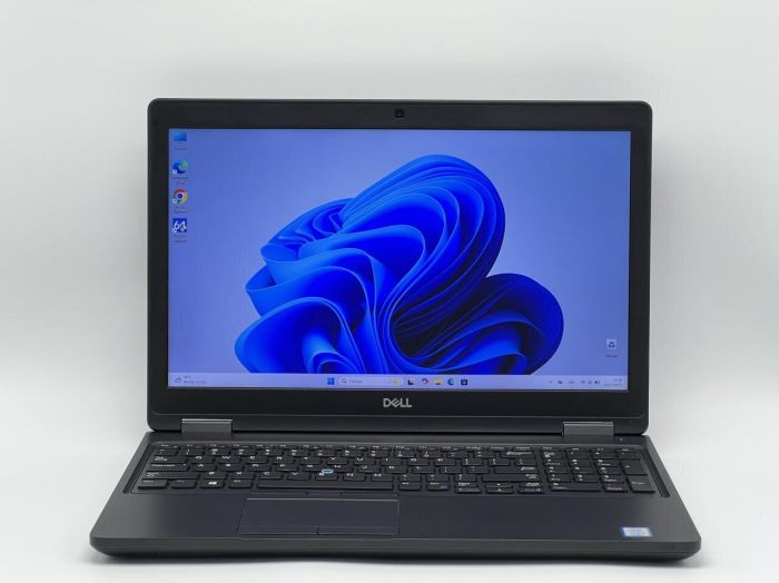 Ноутбук Dell Precision 3530 / 15.6" (1920x1080) IPS / Intel Core i5-8400H (4 (8) ядра по 2.5 - 4.2 GHz) / 16 GB DDR4 / 240 GB SSD / Intel UHD Graphics 630 / WebCam б/в - зображення 2