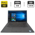 Ноутбук Dell Latitude 7480 / 14" (1920x1080) IPS / Intel Core i5-7300U (2 (4) ядра по 2.6 - 3.5 GHz) / 8 GB DDR4 / 128 GB SSD / Intel HD Graphics 620 / WebCam б/в