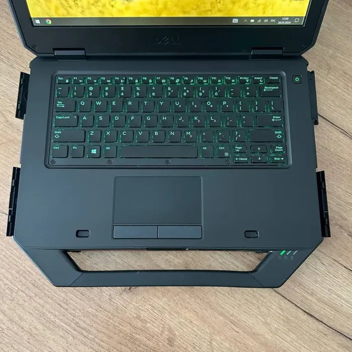 Захищений ноутбук Б-клас Dell Latitude 5414 Rugged / 14" (1920x1080) IPS Touch / Intel Core i5-6300U (2 (4) ядра по 2.4 - 3.0 GHz) / 8 GB DDR4 / 256 GB SSD / Intel HD Graphics 520 / WebCam б/в - зображення 7