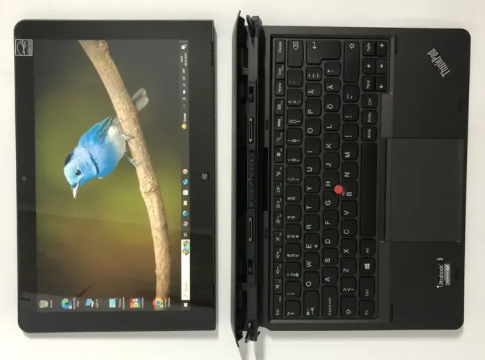 Нетбук-трансформер Б-клас Lenovo ThinkPad Helix / 11.6" (1920x1080) IPS Touch / Intel Core i7-3667U (2 (4) ядра по 2.0 - 3.2 GHz) / 8 GB DDR3 / 256 GB SSD / Intel HD Graphics 4000 / WebCam / Win 10 Pro / 2x АКБ б/в - зображення 7