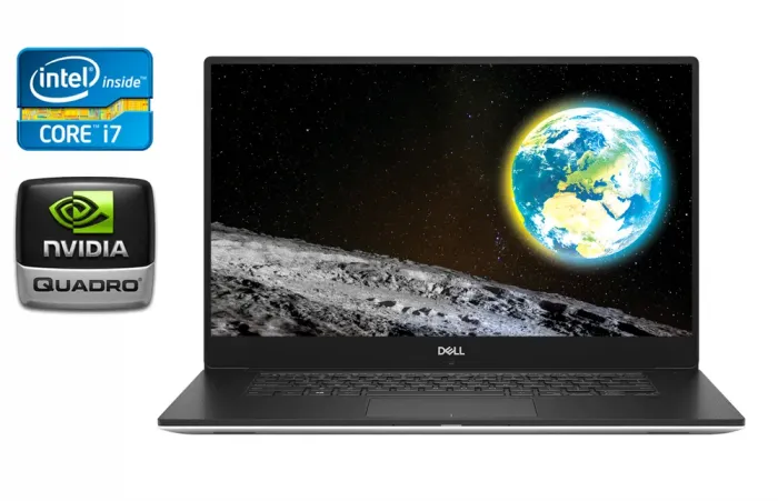 Мобільна робоча станція Dell Precision 5530 / 15,6" (1920x1080) IPS / Intel Core i7-8850H (6 (12) ядра по 2,6 - 4,3 ГГц) / 16 ГБ DDR4 / 480 ГБ SSD / nVidia Quadro P2000, 4 ГБ GDDR5, 128-біт / WebCam б/в - зображення 1