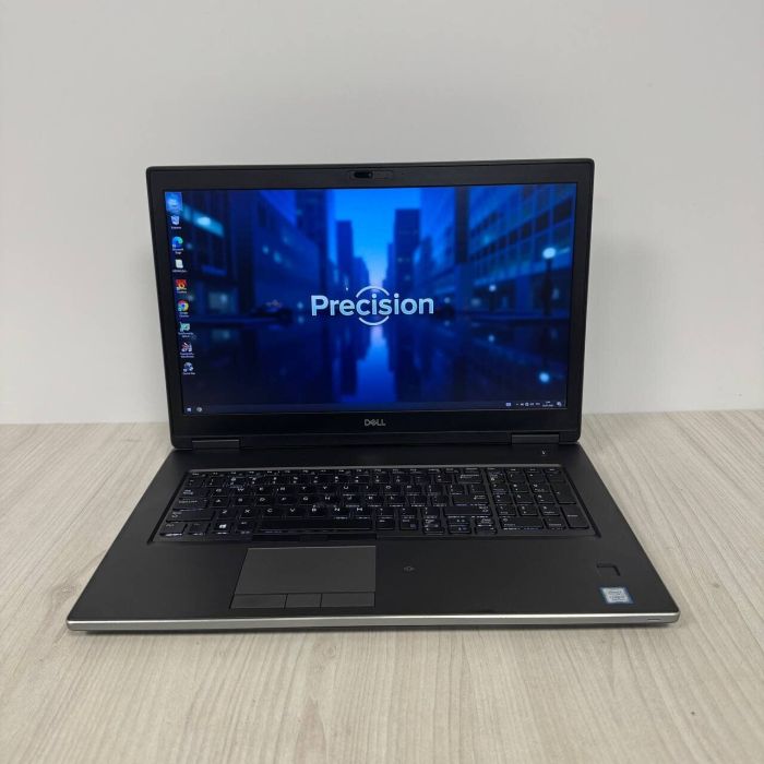 Мобільна робоча станція Dell Precision 7740 / 17.3" (1920x1080) IPS / Intel Core i7-9850H (6 (12) ядер по 2.6 - 4.6 GHz) / 32 GB DDR4 / 512 GB SSD M.2 / nVidia Quadro RTX 5000, 16 GB GDDR6, 256-bit / WebCam б/в - зображення 2