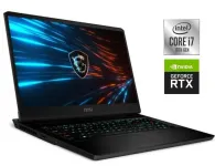 Ігровий ноутбук MSI GP66 Leopard / 15.6" (1920x1080) TN / Intel Core i7-10750H (6 (12) ядер по 2.6 - 5.0 GHz) / 16 GB DDR4 / 500 GB SSD / nVidia GeForce RTX 3070, 8 GB GDDR6, 256-bit / WebCam / Win 10 б/в