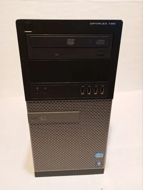 ПК Б-клас Dell OptiPlex 790 Tower / Intel Core i5-2300 (4 ядра по 2.8 - 3.1 GHz) / 8 GB DDR3 / 120 GB SSD / Intel HD Graphics 2000 / DVD-RW б/в - зображення 2