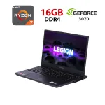 Ігровий ноутбук Lenovo Legion 5 15ACH6H / 15,6" (1920x1080) IPS / AMD Ryzen 7 5800H (8 (16) ядер по 3,2 - 4,4 ГГц) / 16 ГБ DDR4 / 240 ГБ SSD / nVidia GeForce RTX 3070, 8 ГБ GDDR6, 256-біт / WebCam б/в