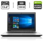Ноутбук Lenovo IdeaPad 310-15ISK / 15.6" TN / Intel Core i3-6100U (2(4) ядра по 2.3GHz) / 4GB DDR4 / 1000GB SSD / GeForce 920MX, 2GB GDDR3, 64-bit / WebCam / HDMI б/в