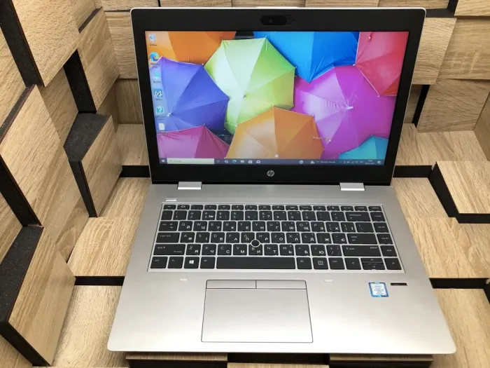 Ноутбук HP Probook 640 G4 / 14" (1366x768) TN / Intel Core i5-7300U (2 (4) ядра по 2.6 - 3.5 GHz) / 8 GB DDR4 / 250 GB SSD / Intel HD Graphics 620 / WebCam / Fingerprint / HDMI б/в - зображення 2