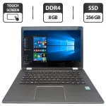 Ноутбук-трансформер Lenovo Yoga 510-14 / 14" (1366x768) TN Touch / Intel Core i7-7500U (2 (4) ядра по 2.7 - 3.5 GHz) / 8 GB DDR4 / 256 GB SSD / Intel HD Graphics 620 / WebCam б/в