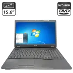 Ноутбук Acer Extensa 5635G / 15.6" (1366x768) TN / Intel Core 2 Duo T6600 (2 ядра по 2.2 GHz) / 6 GB DDR3 / 500 GB HDD / Intel Graphics / WebCam / DVD-ROM / Без АКБ б/в