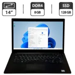 Ноутбук Dell Latitude 7480 / 14" (1366x768) TN / Intel Core i5-7300U (2 (4) ядра по 2.6 - 3.5 GHz) / 8 GB DDR4 / 128 GB SSD / Intel HD Graphics 620 / WebCam / Windows 11 Pro б/в