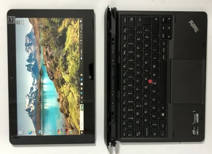 Нетбук-трансформер Б-клас Lenovo ThinkPad Helix / 11.6" (1920x1080) IPS Touch / Intel Core i7-3667U (2 (4) ядра по 2.0 - 3.2 GHz) / 8 GB DDR3 / 256 GB SSD / HD Graphics 4000 / WebCam / Win 10 Pro / 2x АКБ б/в - зображення 7