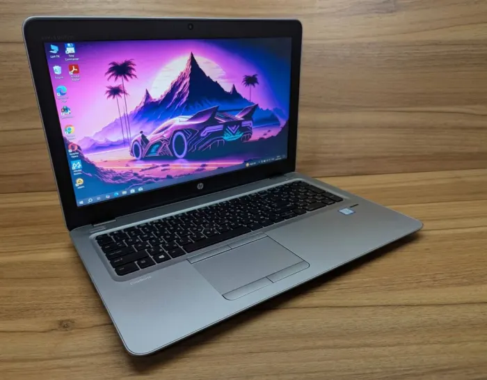 Ноутбук HP EliteBook 850 G4 / 15.6" (1920x1080) IPS / Intel Core i7-7600U (2 (4) ядра по 2.8 - 3.9 GHz) / 16 GB DDR4 / 256 GB SSD / Intel HD Graphics 620 / WebCam / Fingerprint / Windows 10 б/в - зображення 4