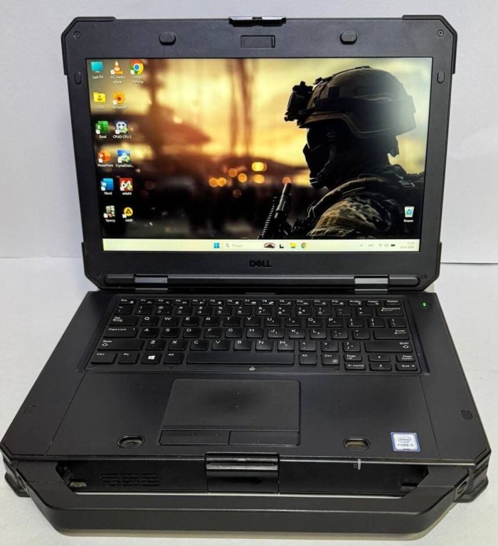 Захищений ноутбук Б-класу Dell Latitude 5424 Rugged / 14" (1920x1080) IPS / Intel Core i5-8350U (4 (8) ядра по 1.7 - 3.6 GHz) / 16 GB DDR4 / 256 GB SSD / Intel UHD Graphics 620 / WebCam б/в - зображення 12