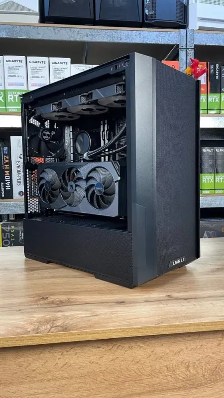 Збірка під замовлення: ігровий Lian Li LanCool 216 RGB Black Tower / Intel Core i5-14600KF (14 (20) ядер по 2.6 - 5.3 GHz) / 32 GB DDR5 / 4000 GB SSD M.2 / nVidia GeForce RTX 4070 Ti, 12 GB GDDR6X, 192-bit / HDMI / 850W - зображення 2