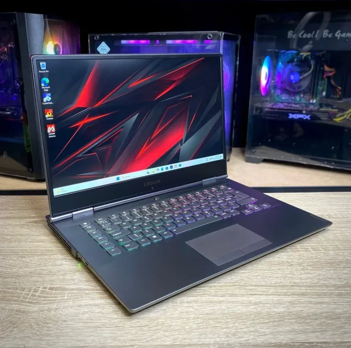 Ігровий ноутбук Lenovo Legion Y740 / 15.6" (1920x1080) IPS / Intel Core i7-9750H (6 (12) ядер по 2.6 - 4.5 GHz) / 16 GB DDR4 / 512 GB SSD / nVidia GeForce RTX 2060, 6 GB GDDR6, 192-bit / WebCam б/в - зображення 3