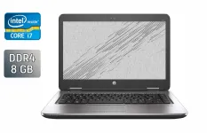 Ноутбук HP ProBook 640 G2 / 14" (1920x1080) IPS / Intel Core i7-6600U (2 (4) ядра по 2.6 - 3.4 GHz) / 8 GB DDR4 / 240 GB SSD / Intel HD Graphics 520 / TouchID / WebCam / Windows 10 б/в