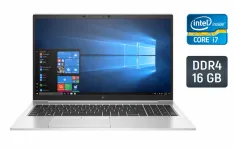 Ультрабук HP EliteBook 850 G7 / 15.6" (1920x1080) IPS / Intel Core i7-10610U (4 (8) ядра по 1.8 - 4.9 GHz) / 16 GB DDR4 / 256 GB SSD / Intel UHD Graphics / WebCam / TouchID б/в