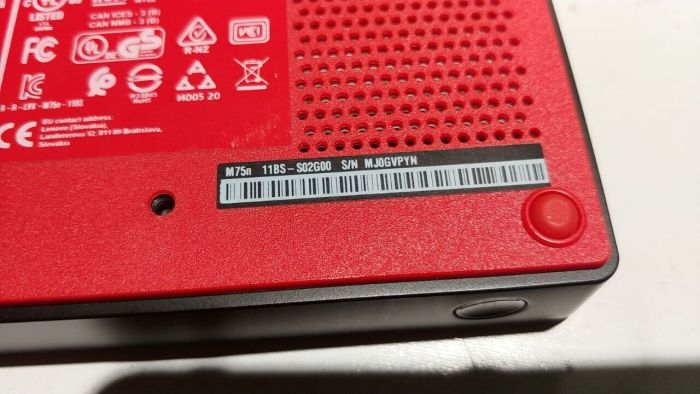 Неттоп Lenovo ThinkCentre M75n USFF / AMD Ryzen 5 3500U (4 (8) ядра по 2.1 - 3.7 GHz) / 8 GB DDR4 / 256 GB SSD / AMD Radeon Vega 8 Graphics / DisplayPort / Wi-Fi + Блок живлення б/в - зображення 11