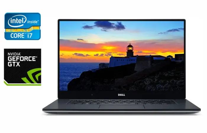 Ігровий ноутбук Dell XPS 15 9550 / 15.6" (1920x1080) IPS / Intel Core i7-6700HQ (4 (8) ядра по 2.6 - 3.5 GHz) / 16 GB DDR4 / 512 GB SSD / nVidia GeForce GTX 960M, 2 GB GDDR5, 128-bit / HDMI б/в - зображення 1