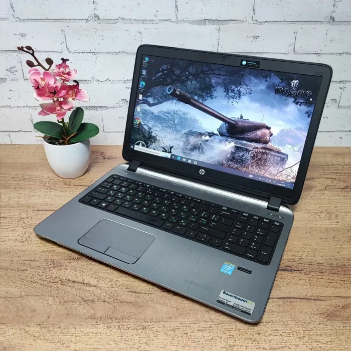 Ноутбук HP ProBook 450 G2 / 15.6" (1366x768) TN / Intel Core i3-5010U (2 (4) ядра по 2.1 GHz) / 8 GB DDR3 / 128 GB SSD / Intel HD Graphics 5500 / WebCam / DVD-RW б/в - зображення 4