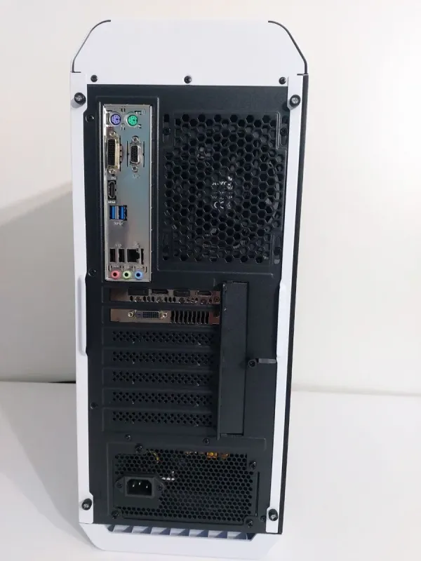 Ігровий ПК AeroCool Aero One Frost Tower / Intel Core i5-8500 (6 ядер 3.0 - 4.1 ГГц) / 24 ГБ DDR4 / 500 ГБ SSD M.2 + 500 ГБ HDD / AMD Radeon RX 580, 8 ГБ GDDR6, 256-біт / 650 Вт б/в - зображення 6