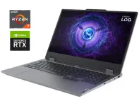Ігровий ноутбук Lenovo LOQ 15ARP9 / 15.6" (1920x1080) IPS / AMD Ryzen 7 7435HS (8 (16) ядер по 3.1 - 4.5 GHz) / 24 GB DDR5 / 1000 GB SSD M.2 / nVidia GeForce RTX 4070, 8 GB GDDR6, 128-bit / WebCam / Win 11 Home б/в