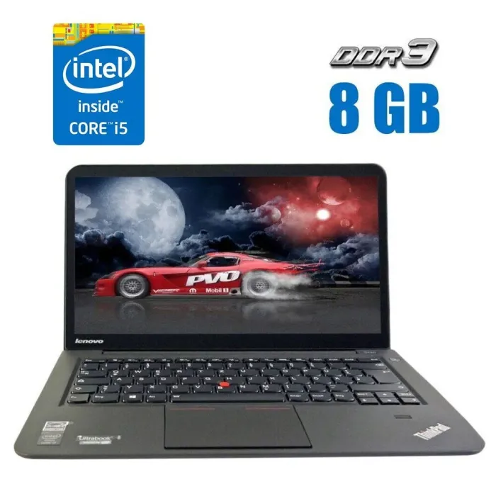 Ультрабук Lenovo ThinkPad S440 / 14" TN / Core i5-4210U (2(4) ядра по 1.7-2.7 GHz) / 8GB DDR3 / 256GB SSD / HD Graphics 4400 / WebCam б/в - зображення 1