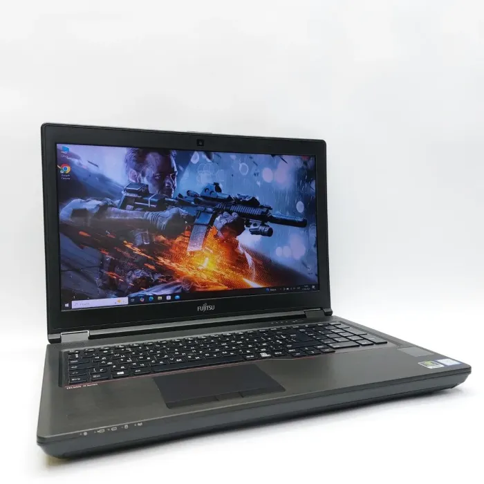 Мобільна робоча станція Fujitsu Celsius H780 / 15,6" (1920x1080) IPS / Intel Core i7-8750H (6 (12) ядер по 2.2 - 4.1 GHz) / 32 GB DDR4 / 512 GB SSD / nVidia Quadro P600, 4 GB GDDR5, 128-bit / WebCam б/в - зображення 2