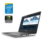 Мобільна робоча станція Dell Precision 7560 / 15.6" (1920x1080) IPS / Intel Core i7-11850H (8 (16) ядер по 2.5 - 4.8 GHz) / 32 GB DDR4 / 1000 GB SSD M.2 / nVidia Quadro T1200, 4 GB GDDR6, 128-bit / WebCam б/в