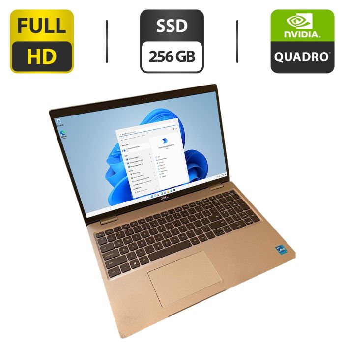 Мобільна робоча станція Dell Precision 3561 / 15,6" (1920x1080) IPS / Intel Core i7-11850H (8 (16) ядер по 2,5 - 4,8 ГГц) / 16 ГБ DDR4 / 256 ГБ SSD / nVidia Quadro T600, 4 ГБ GDDR6, 128-біт / WebCam б/в - зображення 1