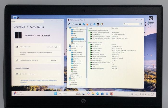 Ультрабук Б-клас HP ProBook Fortis G9 / 14" (1366x768) TN / Intel Pentium Silver N6000 (4 ядра по 1,1 - 3,3 ГГц) / 8 ГБ DDR4 / 128 ГБ SSD / Intel UHD Graphics / WebCam / Win 11 Pro б/в - зображення 10