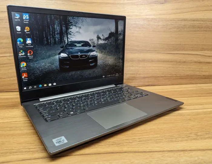 Ультрабук Lenovo ThinkBook 14-IML / 14" (1920x1080) IPS / Intel Core i7-10510U (4 (8) ядра по 1.8 - 4.9 GHz) / 16 GB DDR4 / 480 GB SSD / Intel UHD Graphics / WebCam / TouchID / Windows 10 б/в - зображення 4