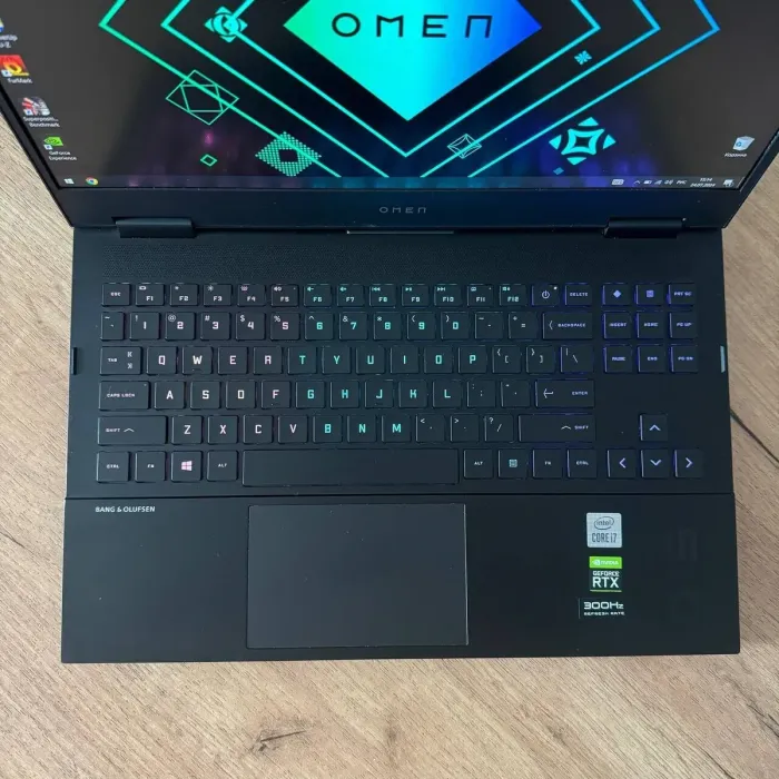 Ігровий ноутбук HP Omen 15-ek1013dx / 15.6" (1920x1080) IPS / Intel Core i7-10750H (6 (12) ядер по 2.6 - 5.0 GHz) / 16 GB DDR4 / 512 GB SSD / nVidia GeForce RTX 3070, 8 GB GDDR6, 256-bit / WebCam б/в - зображення 7