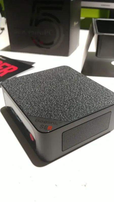 Неттоп Beelink SER5 MAX USFF / AMD Ryzen 7 5800H (8 (16) ядер по 3.2 - 4.4 GHz) / 16 GB DDR4 / 240 GB SSD / AMD Radeon RX Vega 8 Graphics / USB 3.1 / Wi-Fi / Bluetooth / Блок живлення в комплекті б/в - зображення 6